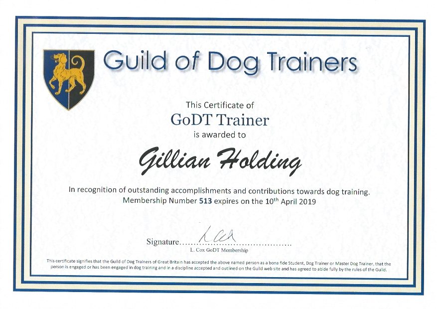 Qualifications and Affiliations Baldock Top Dogs Ltd